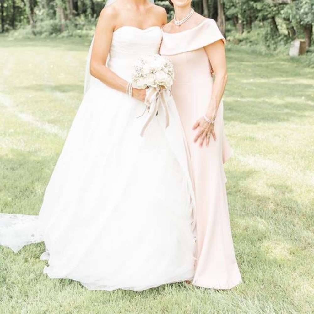 Sz 2P Blush Mother-of-the-Bride Dress LIKE NEW